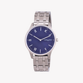 Pierre Cardin Men's Silver Watch, Blue Dial | Cba.4020-0