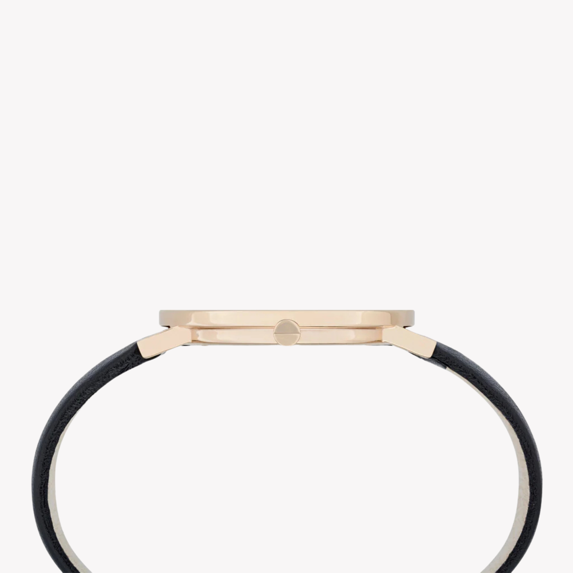 Pierre Cardin Women's Black Leather Watch, White Dial | Cbv.1014-1