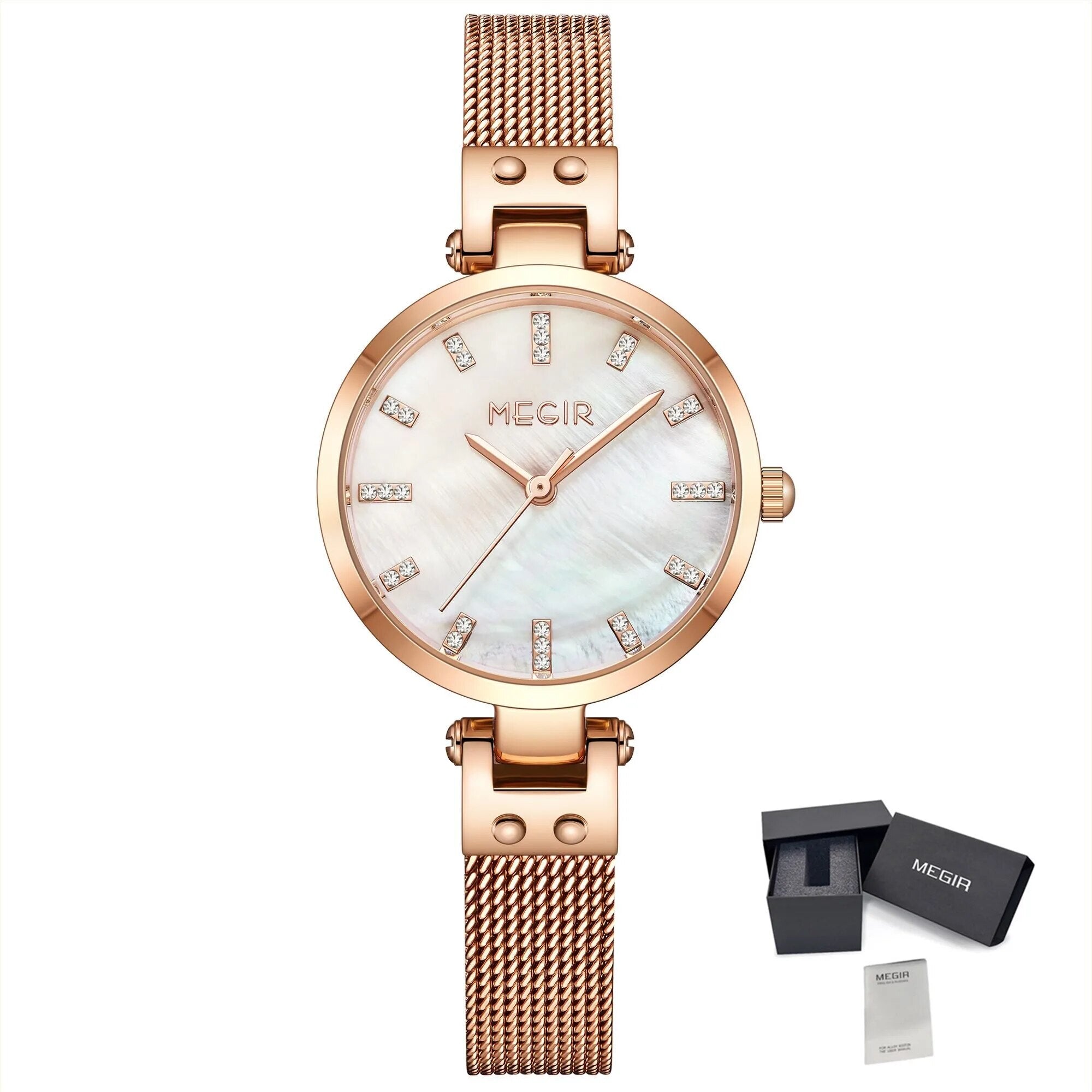 MEGIR Watches for Women Top Brand Fashion Ladies Wristwatch Waterproof Female Quartz Luxury Watch Montre Femme 7025-18