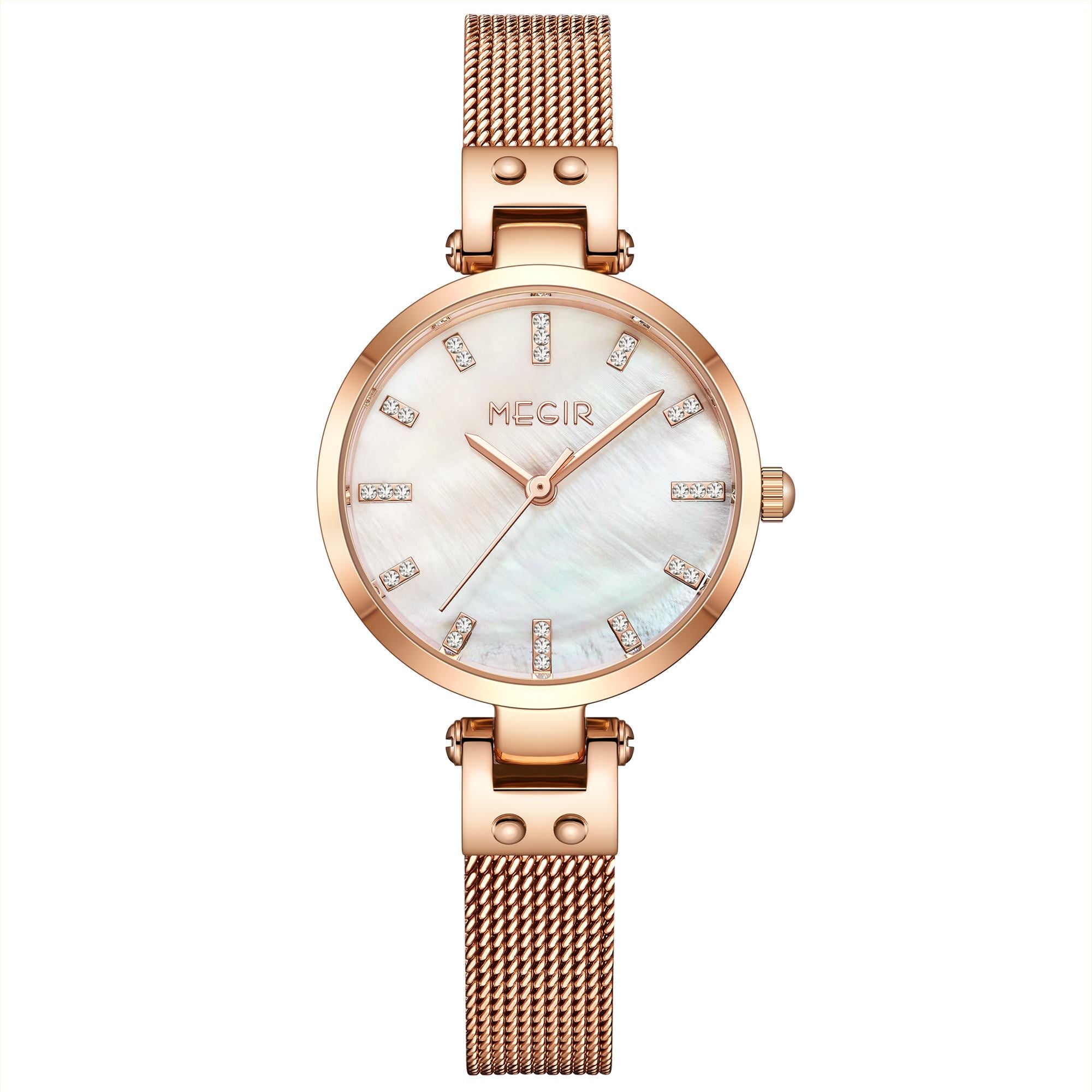 MEGIR Watches for Women Top Brand Fashion Ladies Wristwatch Waterproof Female Quartz Luxury Watch Montre Femme 7025-8