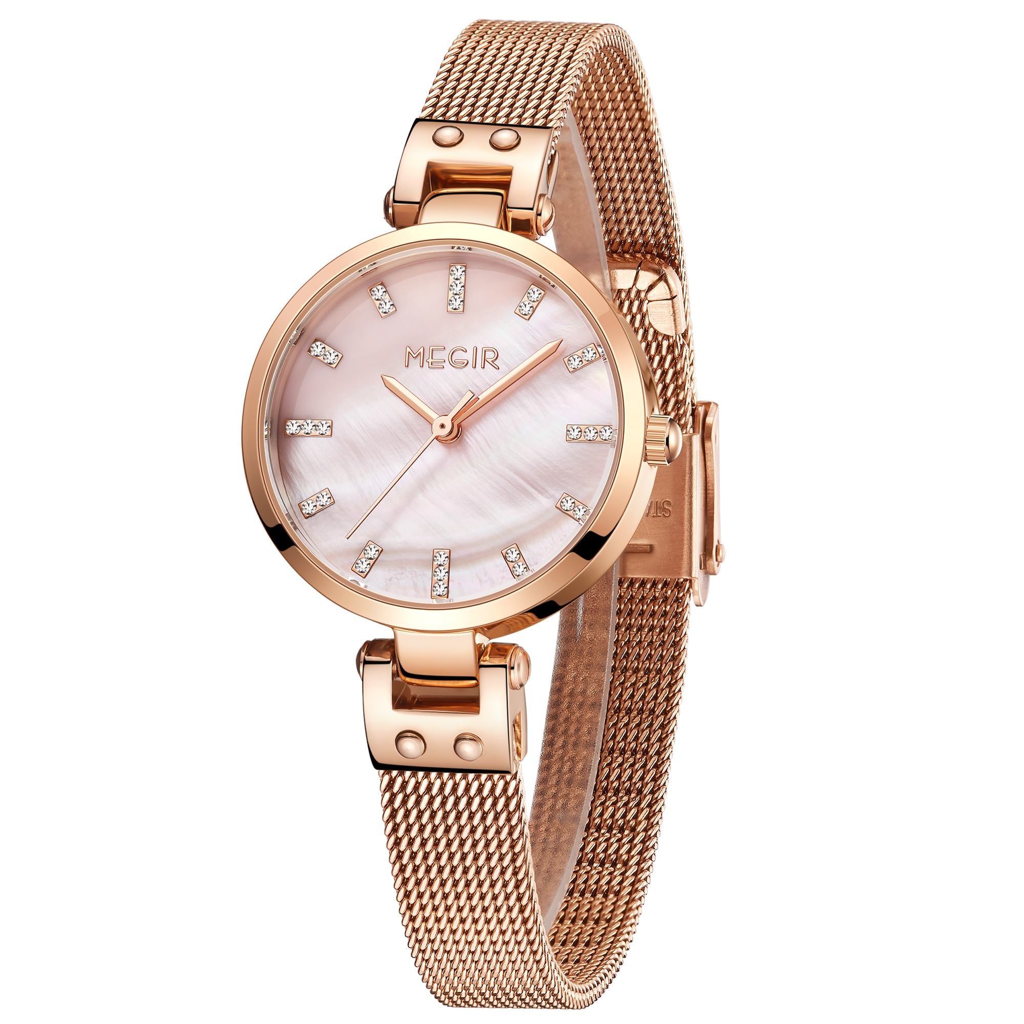 MEGIR Watches for Women Top Brand Fashion Ladies Wristwatch Waterproof Female Quartz Luxury Watch Montre Femme 7025-10