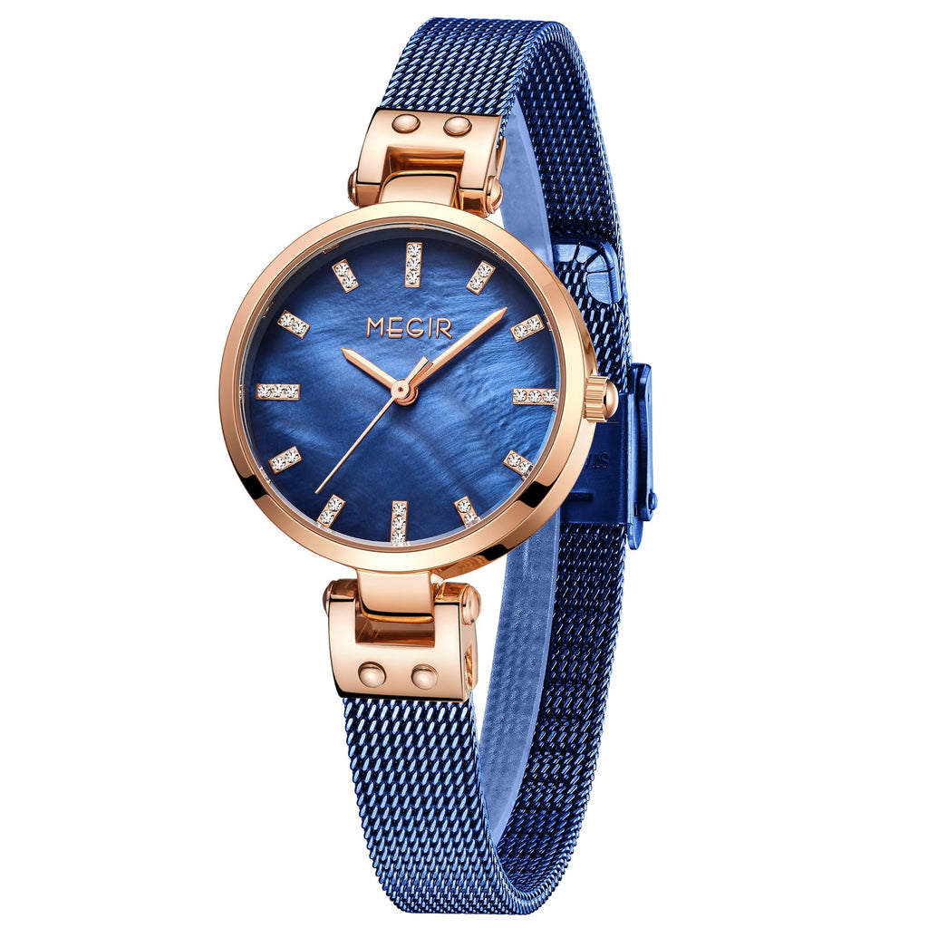 MEGIR Watches for Women Top Brand Fashion Ladies Wristwatch Waterproof Female Quartz Luxury Watch Montre Femme 7025-11