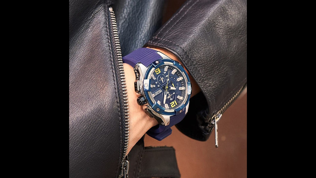 MEGIR Men's Chronograph Original Top Luxury Sports Military Watches for Men Date Luminous Wristwatches Clock Relogio Masculino 2161-13