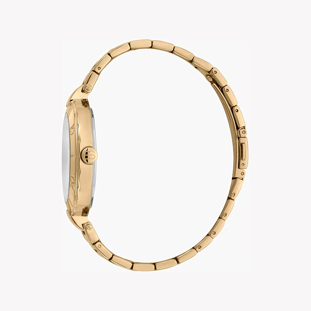 Esprit Women's Gold Stainless Steel Watch, Silver Dial | ES1L286M0065-1