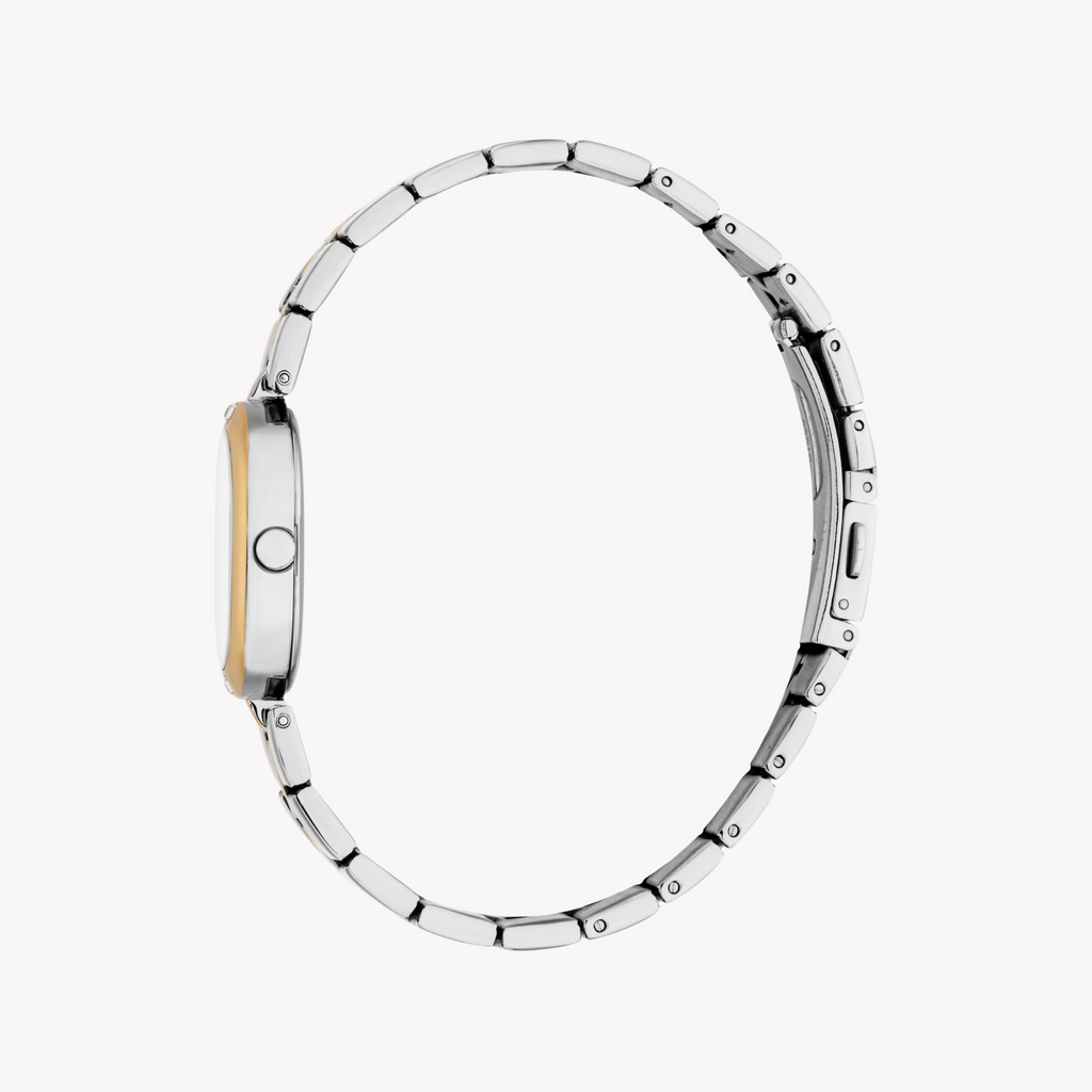 Esprit Women's Silver & Gold Quartz Watch | Es1l500m0045-2