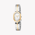 Esprit Women's Silver & Gold Quartz Watch | Es1l500m0045-0
