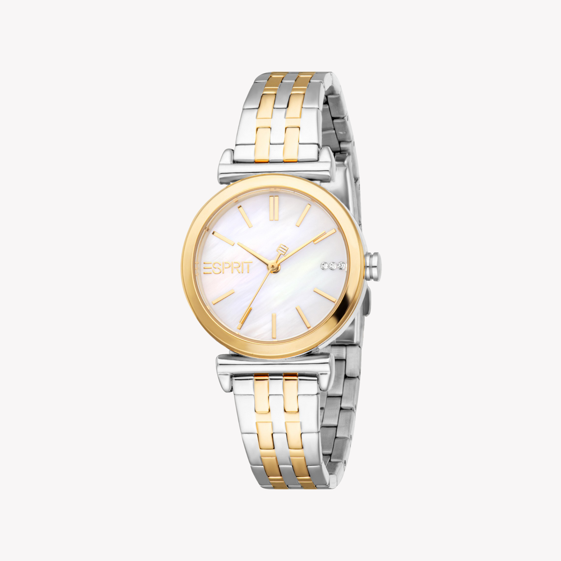 Esprit Women's Silver & Gold Watch | Es1l505m0075-1
