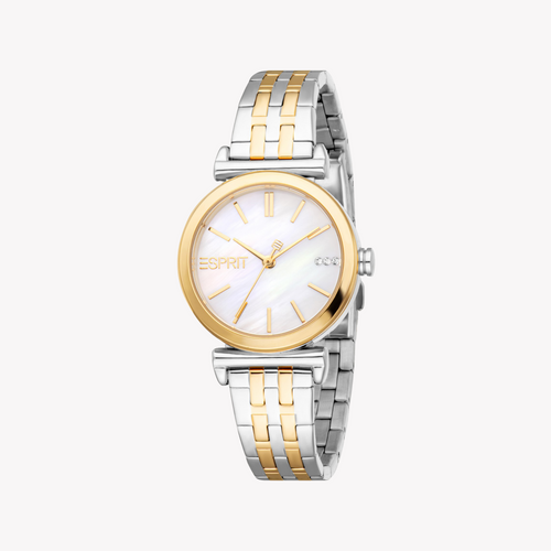 Esprit Women's Silver & Gold Watch | Es1l505m0075-1