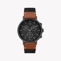 Timex Unisex Black Fabric Watch, Brass Case | Tw2r62100-0