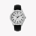 Mens Main Street Silver-Tone Case & Black Strap Watch TW2Y16000 | Stylish Men’s Timepiece-0