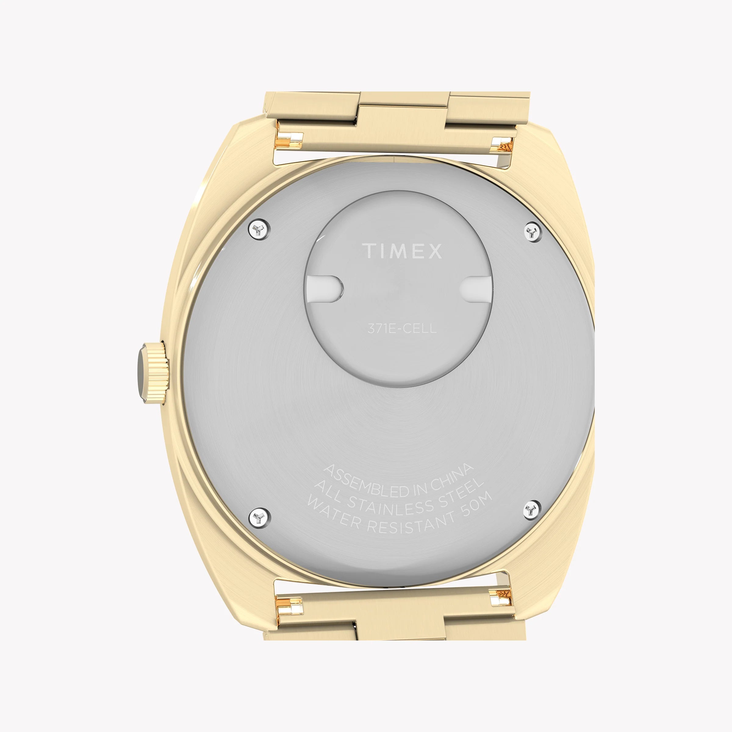 Q Timex Enigma 37mm Bracelet Watch TW2Y34400 | Stylish Silver & Blue Design-3