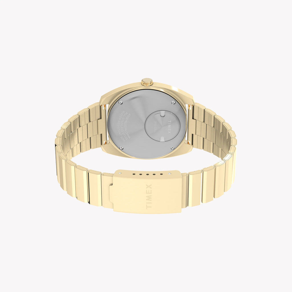 Q Timex Enigma 37mm Bracelet Watch TW2Y34400 | Stylish Silver & Blue Design-4