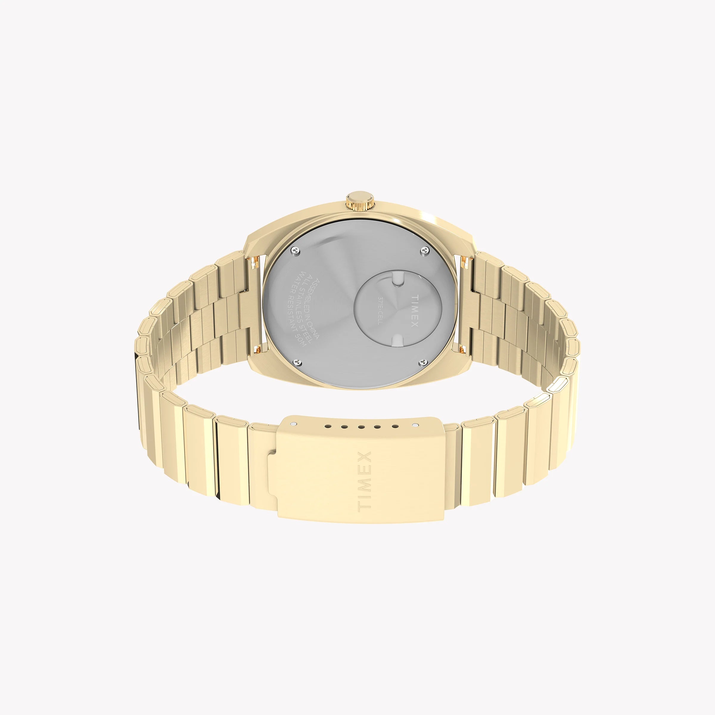 Q Timex Enigma 37mm Bracelet Watch TW2Y34400 | Stylish Silver & Blue Design-4