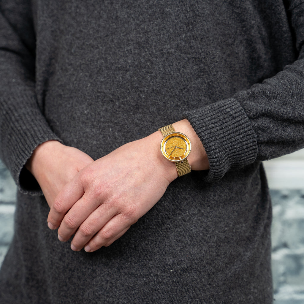 Pierre Cardin Women's Gold Stainless Steel Watch, Champagne Dial | Cma.0012-4