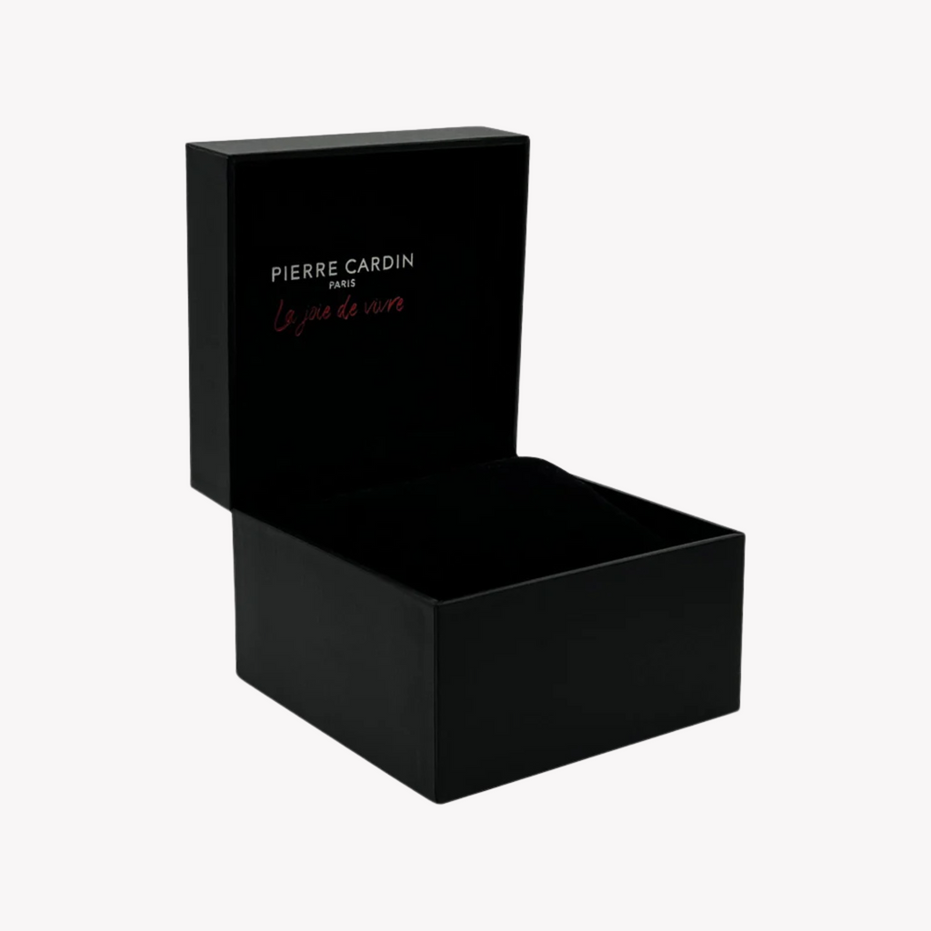 Pierre Cardin Men's Silver Watch, Blue Dial | Cba.4020-4